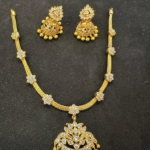 Diamond Attigai jhumka set