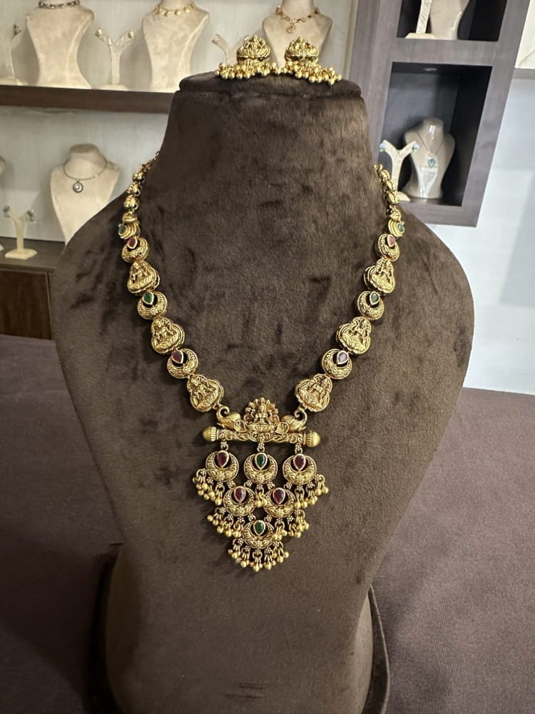 Lakshmi nakshi Designer necklace set Lakshmi nakshi Designer necklace set
