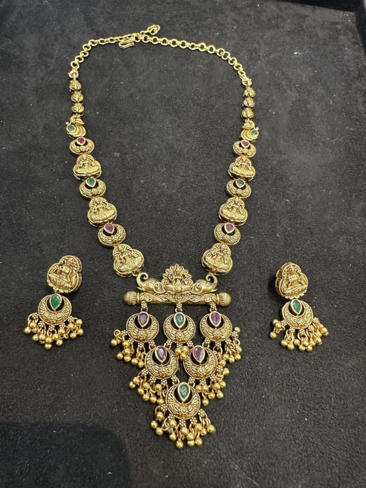 Lakshmi nakshi Designer necklace set Lakshmi nakshi Designer necklace set