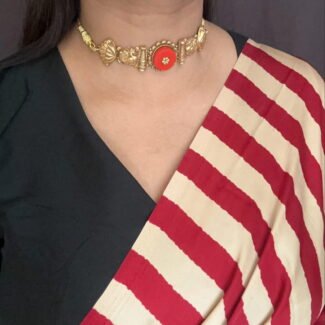 Kolhapuri Coral Choker Set