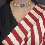 Kolhapuri Blue Stone Choker Set