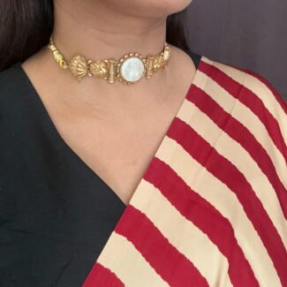 Kolhapuri Peacock Choker Set