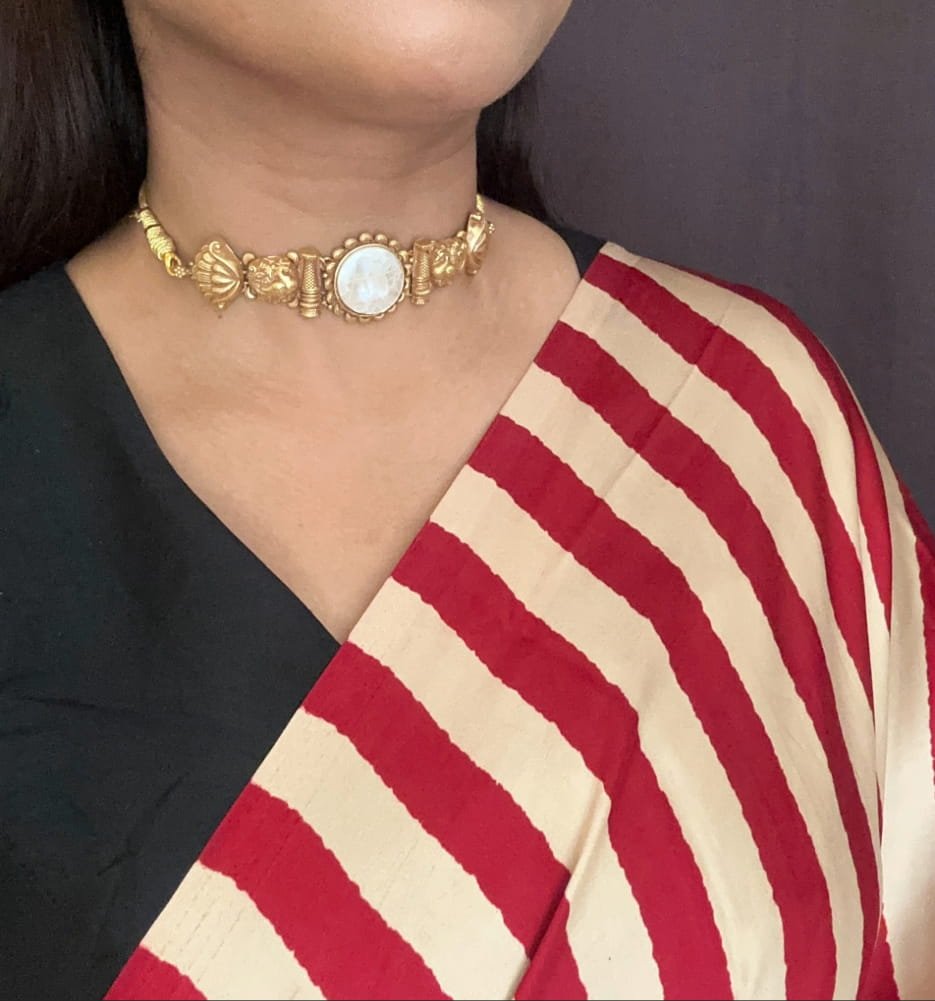 Kolhapuri Peacock Choker Set Kolhapuri Peacock Choker Set