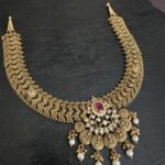 Zig Zag Lakshmi Necklace Set