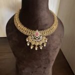 Zig Zag Lakshmi Necklace Set