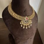 Zig Zag Lakshmi Necklace Set