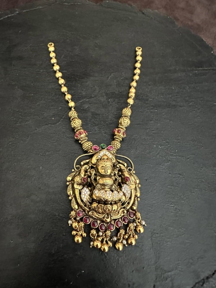 Lakshmi CZ Ball Necklace Lakshmi CZ Ball Necklace