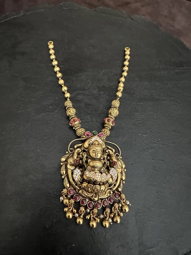 Lakshmi CZ Ball Necklace Lakshmi CZ Ball Necklace