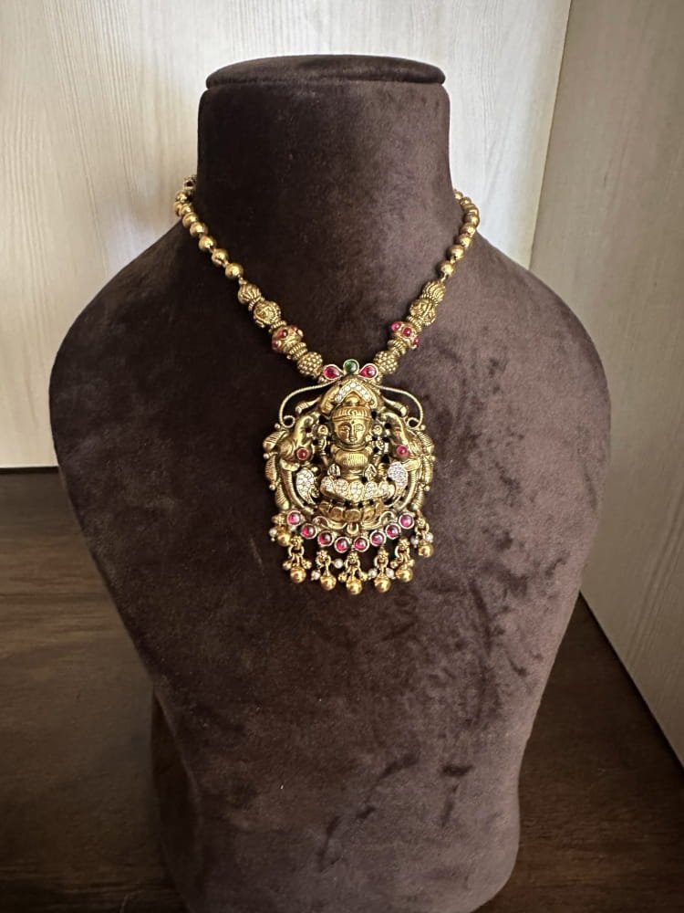 Lakshmi CZ Ball Necklace Lakshmi CZ Ball Necklace