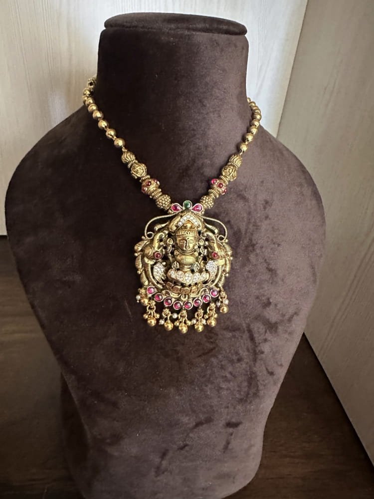 Lakshmi CZ Ball Necklace Lakshmi CZ Ball Necklace