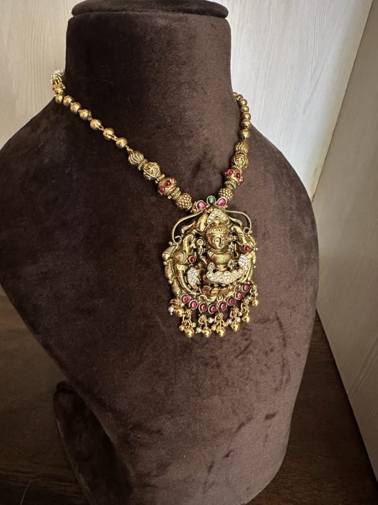 Lakshmi CZ Ball Necklace Lakshmi CZ Ball Necklace