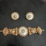Kolhapuri White Stone Choker Set