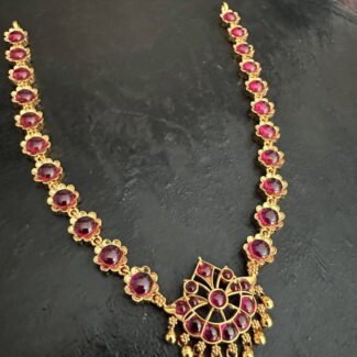 Ruby Kemp Flower Necklace