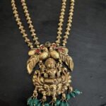2 Layer Lakshmi Peacock Mid length Haram