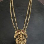 2 Layer Lakshmi Peacock Mid length Haram