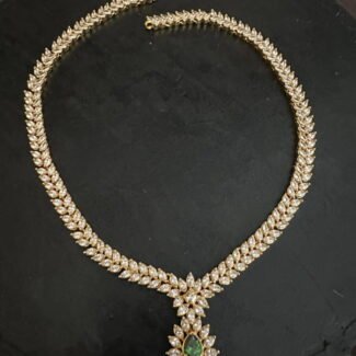 Simple Leaf Design CZ Haram