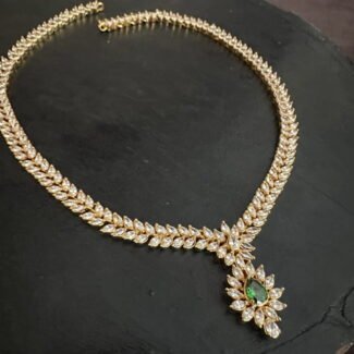 Simple Leaf Design CZ Haram
