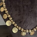 Gold Bead Coin Necklace