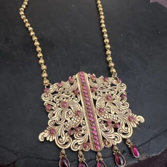 Filigree Pendant With Chain