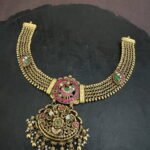 Mess Necklace Nakshi Kundan work