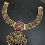 Mess Necklace Nakshi Kundan work