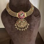 Mess Necklace Nakshi Kundan work