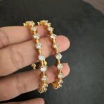 CZ Diamond Screw Bangle
