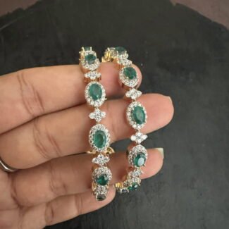 CZ Emerald Bangle