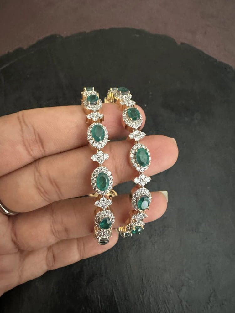 CZ Emerald Bangle CZ Emerald Bangle