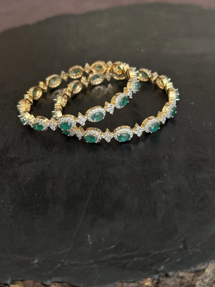 CZ Emerald Bangle CZ Emerald Bangle