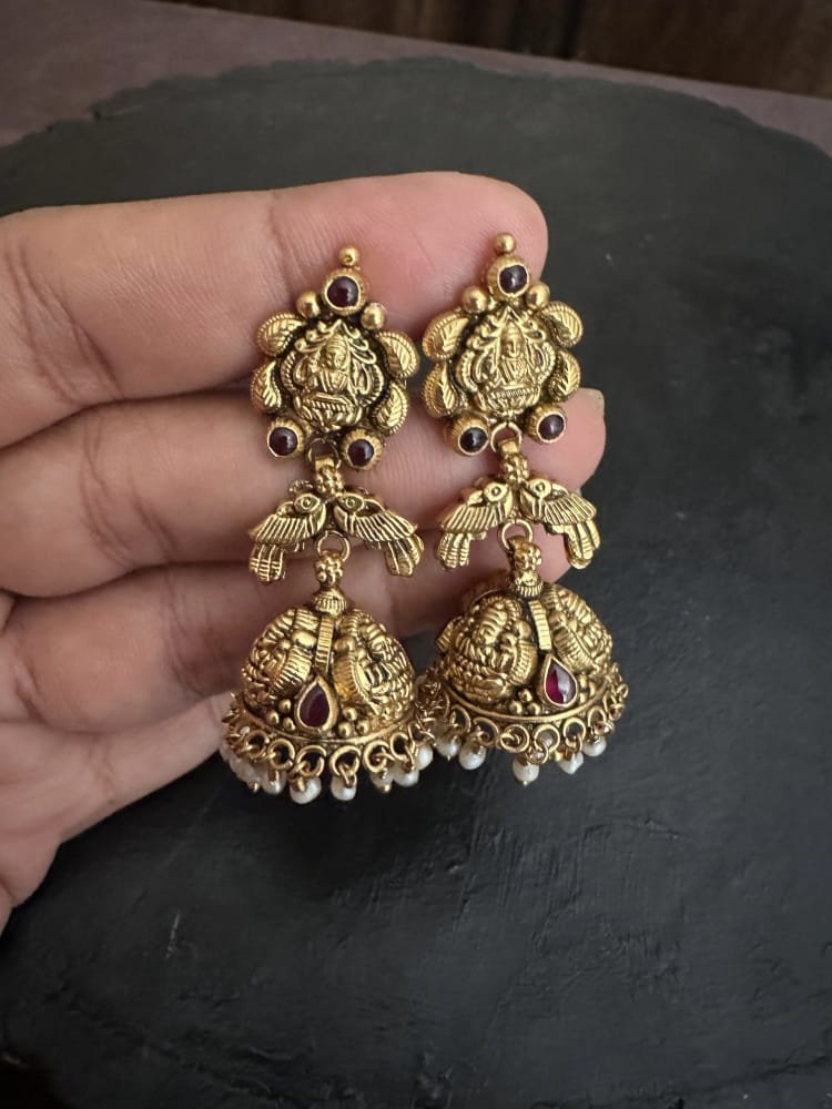 Lakshmi Peacock Jhumka Lakshmi Peacock Jhumka