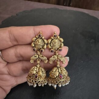Lakshmi Peacock Jhumka