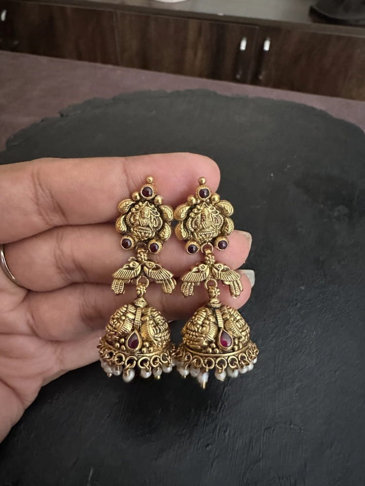 Lakshmi Peacock Jhumka Lakshmi Peacock Jhumka
