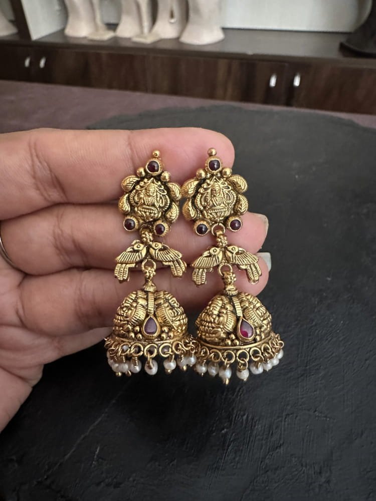 Lakshmi Peacock Jhumka Lakshmi Peacock Jhumka