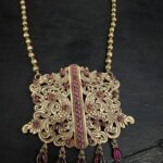 Filigree pendant with chain