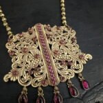 Filigree pendant with chain